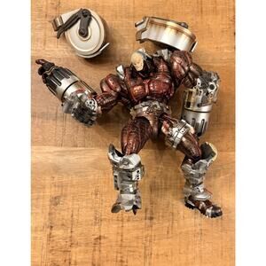 Vintage 2001 TRIGUN MONEV THE GALE Planet Gun Smoke Anime Cyborg Action Figure